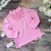 Áo cotton thun cổ lọ bé gái size 1-5-